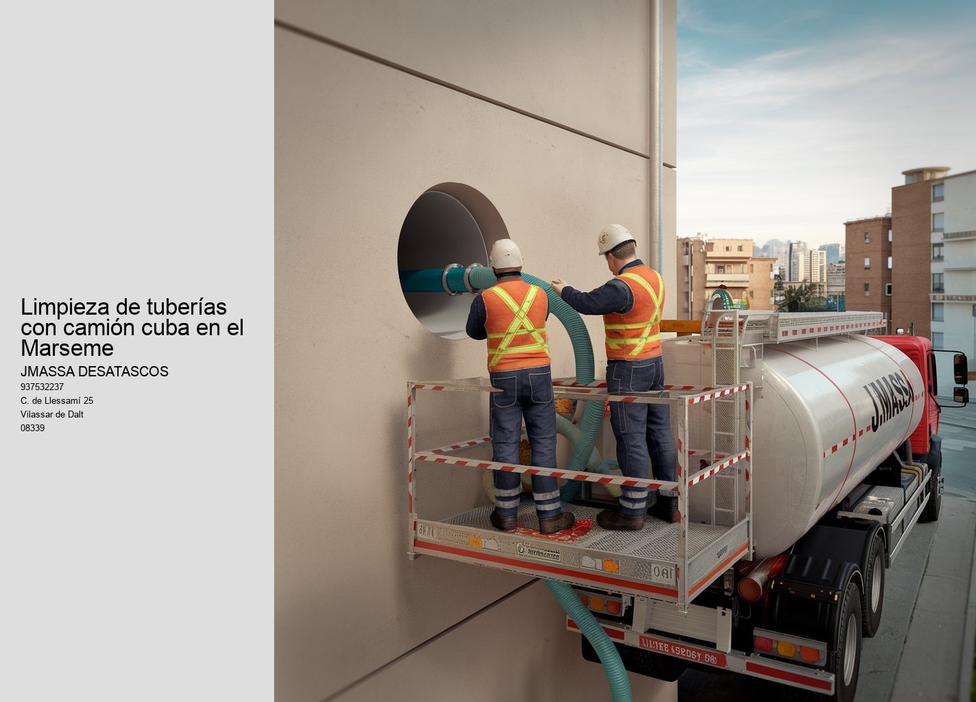 Limpieza de fosas sépticas disponible de 7 a 21